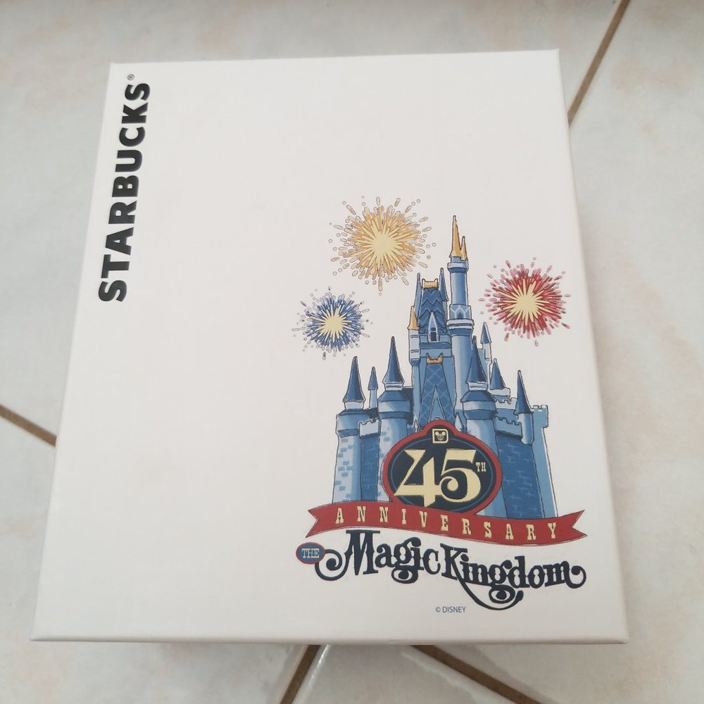 STARBUCKS Disney's  WDW Magic Kingdom 45th Anniversary  - NEW - Picture 2 of 14